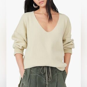 Free People Sweater Weather V-Neck Sweater